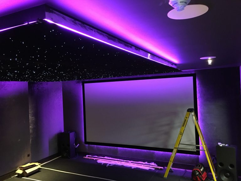 cinema screen lights ceiling